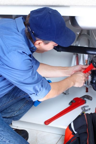 Plumber-Under-Sink